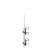 409606 Блискавкоприймач з кріпленням до труби 6 м (Al/Ni)