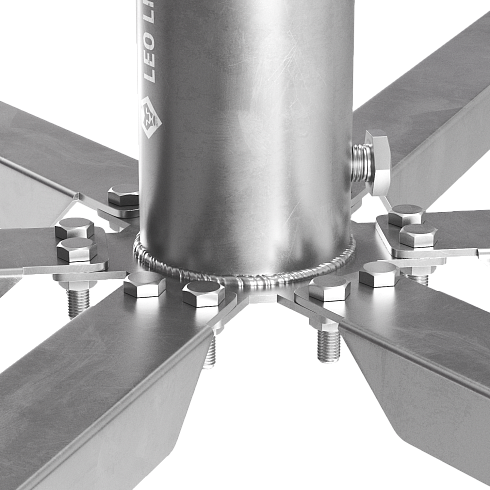 407443 Шестиножний штатив B2400 L1450 (Ni)