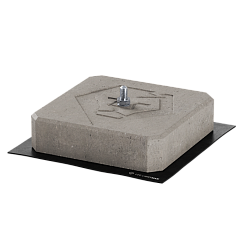 332019 Тримач ізоляційної штанги з бетонною основою (Gfk/Al) 332019 Тримач ізоляційної штанги з бетонною основою (Gfk/Al)