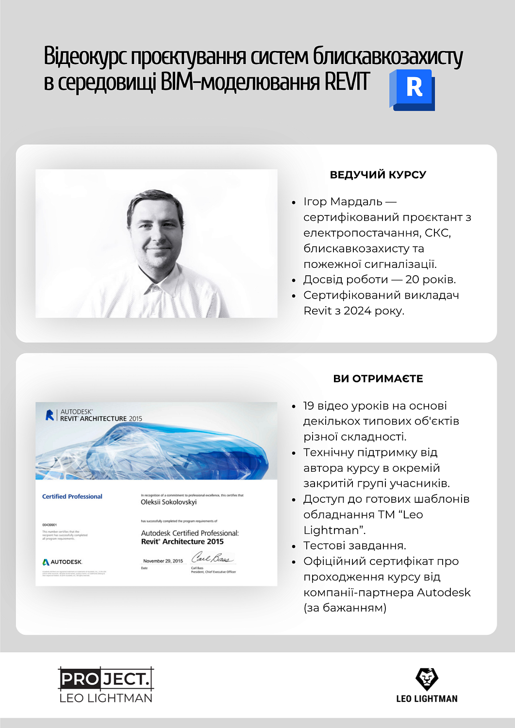 Боршура про курс Revit