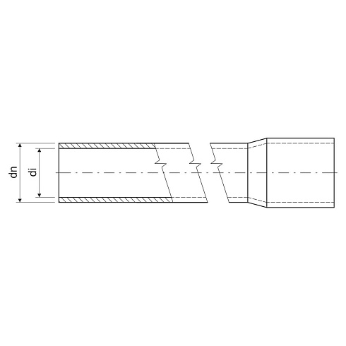 907019 Ізоляційна труба жорстка D16 мм (3 метри)