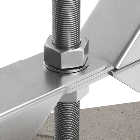 408126 Блискавкоприймач з шестиногою 12 м (Al/Ni)