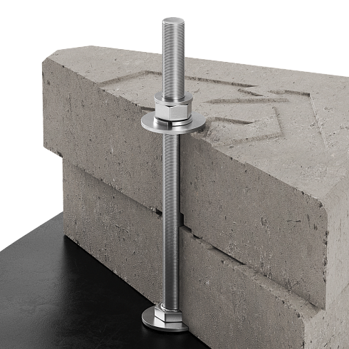 407333 Шпилька М16 з комплектом метизів L300 мм (Ni)