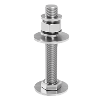 407313 Шпилька М16 з комплектом метизів L120 мм (Ni)