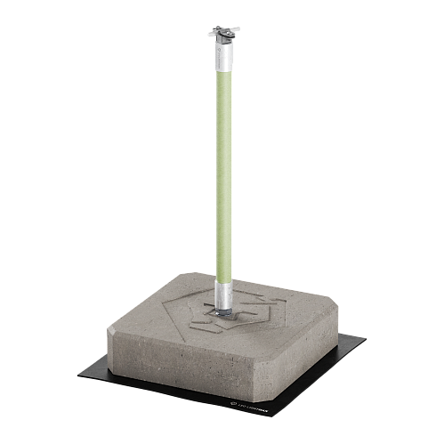 332019 Тримач ізоляційної штанги з бетонною основою (Gfk/Al)
