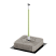 332019 Тримач ізоляційної штанги з бетонною основою (Gfk/Al)