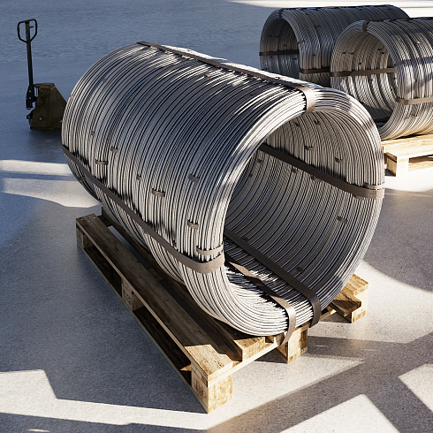 501081 Дріт оцинкований Ø 8мм (StZn) 