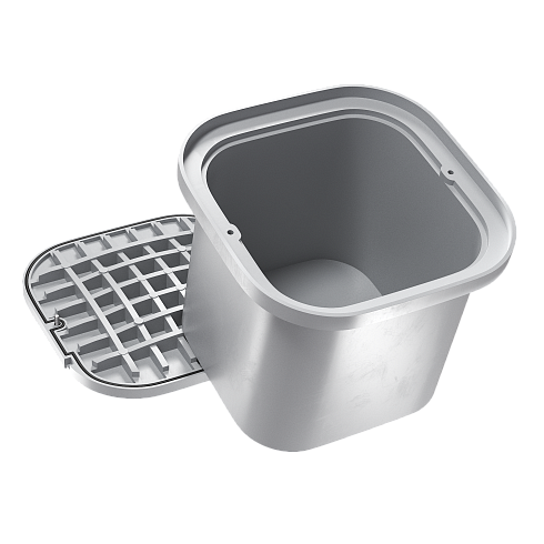 905029 Колодязь уземлення ревізійний 200х200х165 мм (Pl)