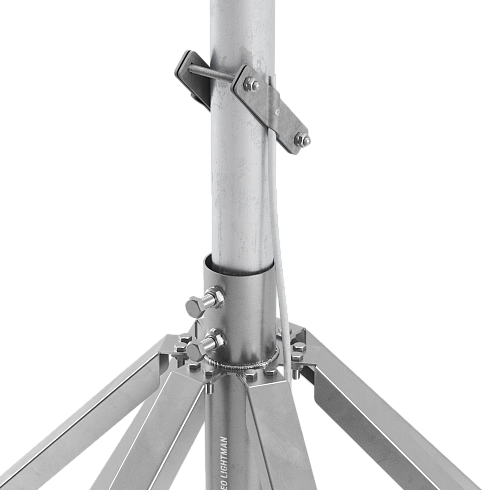 408126 Блискавкоприймач з шестиногою 12 м (Al/Ni)