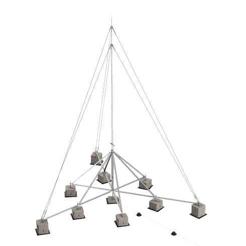 408126 Блискавкоприймач з шестиногою 12 м (Al/Ni)