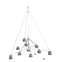 408146 Блискавкоприймач з шестиногою 14 м (Al/Ni)