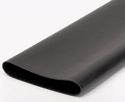 909089 Термозбіжна трубка з клеєм 15 мм чорна (для дроту 8-10 мм), 1 м
