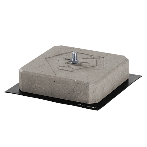 332019 Тримач ізоляційної штанги з бетонною основою (Gfk/Al)